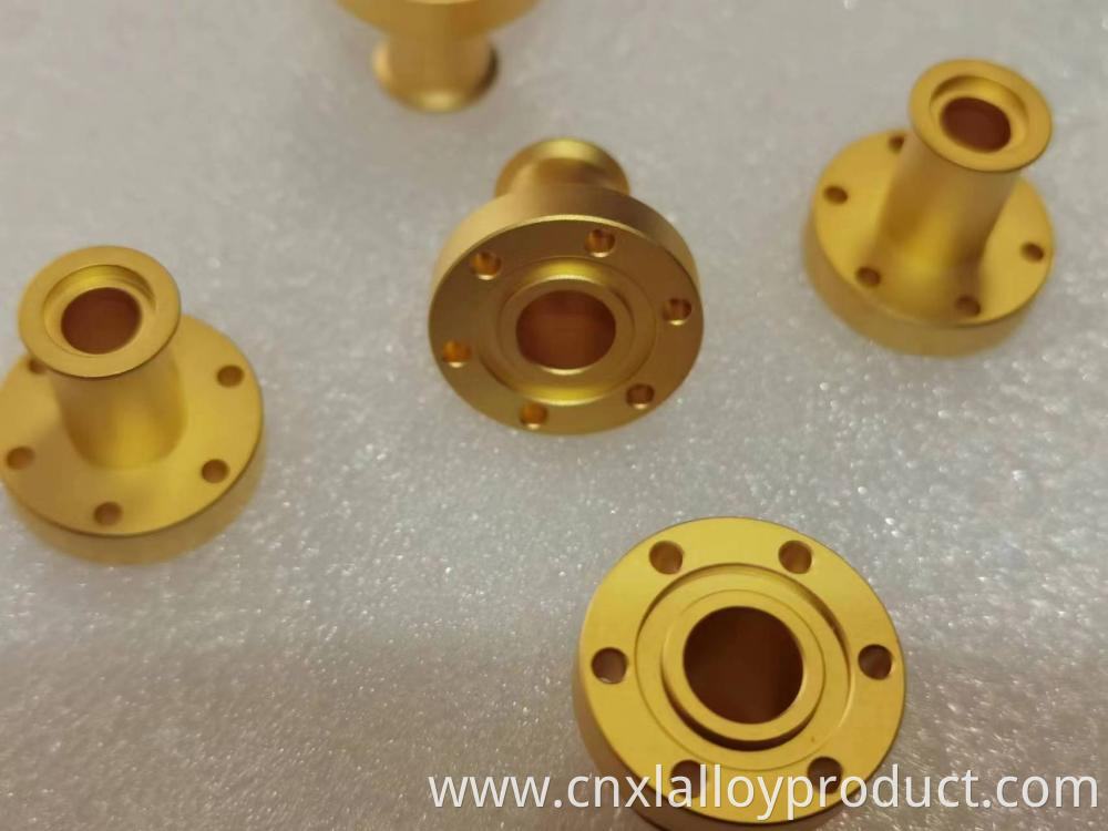 W Cu Alloy Gold Plated Parts25